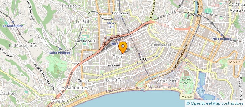 localisation de l'entreprise BTP PLUS à NICE