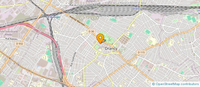 localisation de l'entreprise BTP PRO  DRANCY