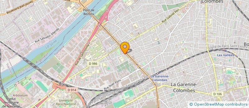 localisation de l'entreprise BTP PRO RENOV  COLOMBES