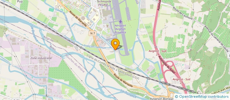 localisation de l'entreprise BTP PROSERVICES à AVIGNON