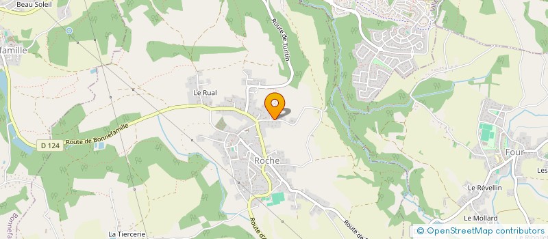 localisation de l'entreprise BTP PUBLIC CONSTRUCTION  ROCHE