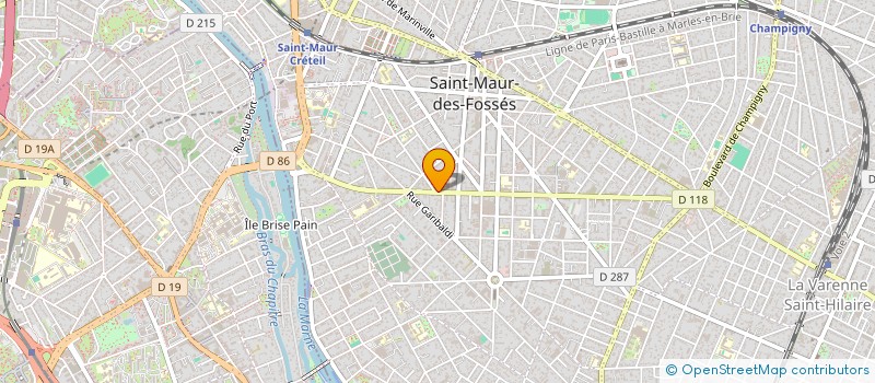 localisation de l'entreprise BTP RENOV SG à SAINT-MAUR-DES-FOSSES