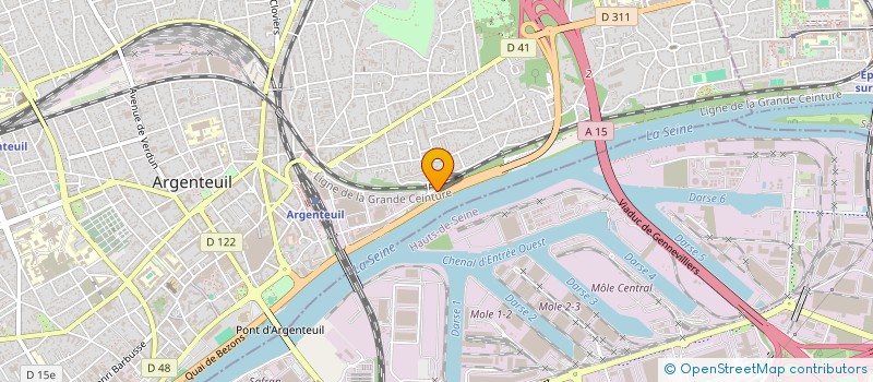 localisation de l'entreprise BTP RENOVATION  ARGENTEUIL