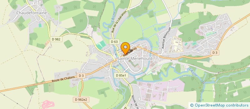 localisation de l'entreprise BTP RENT 51  SAINTE-MENEHOULD