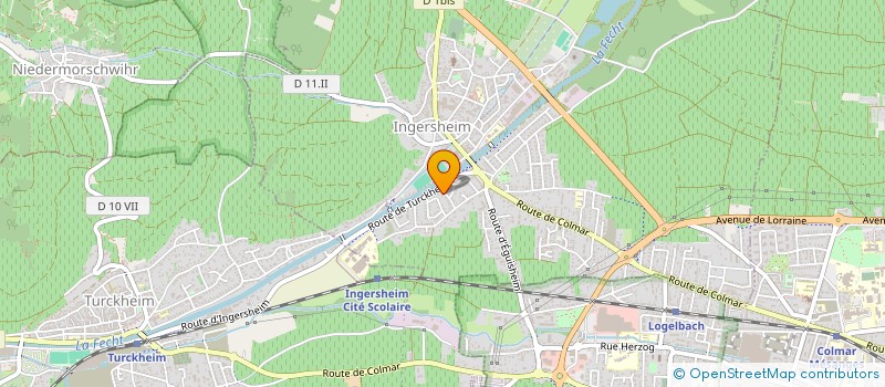 localisation de l'entreprise BTP RENT  INGERSHEIM