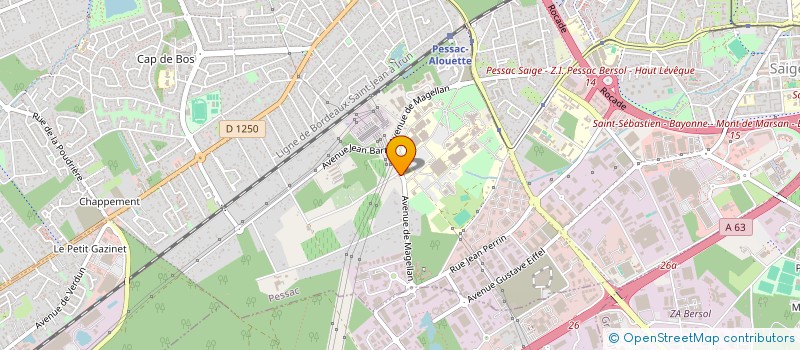 localisation de l'entreprise BTP RESENDE à PESSAC