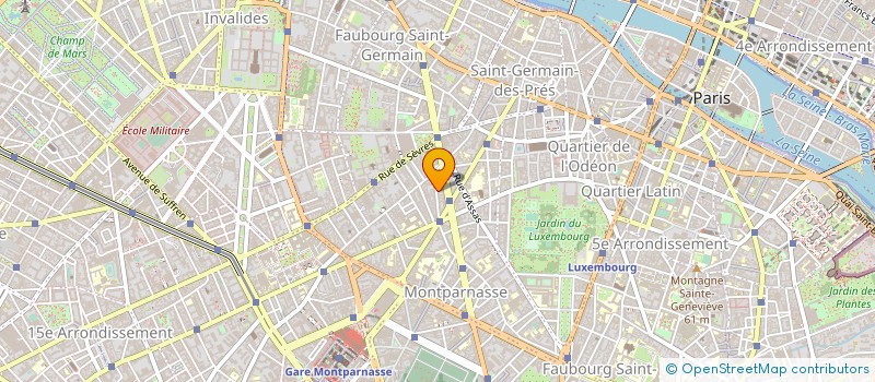 localisation de l'entreprise BTP RESIDENCES MEDICO SOCIALES à PARIS