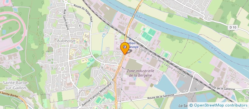 localisation de l'entreprise BTP SEINE NORMANDIE  LE VAL D'HAZEY