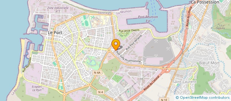 localisation de l'entreprise BTP SERVICES à LE PORT