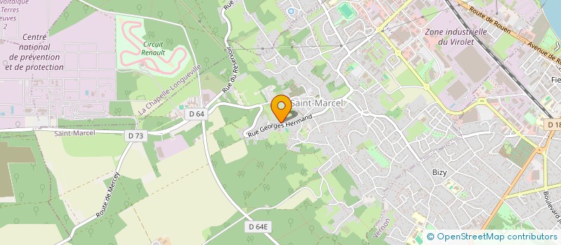 localisation de l'entreprise BTP SERVICES  SAINT-MARCEL