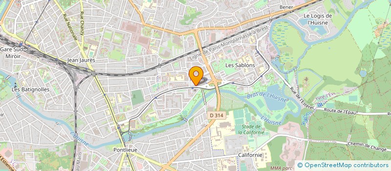 localisation de l'entreprise BTP SMART SERVICES à LE MANS