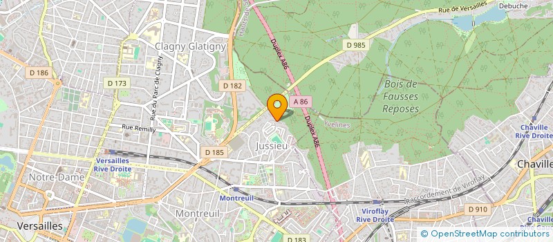 localisation de l'entreprise BTP VERSAILLES à VERSAILLES