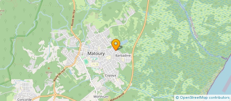 localisation de l'entreprise BTP/VRD TRANSPORTS  MATOURY