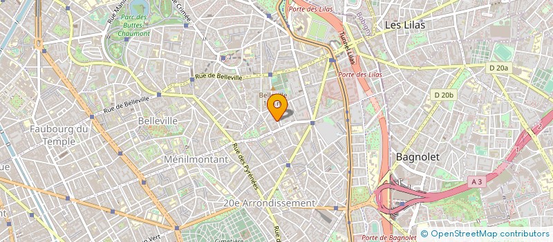 localisation de l'entreprise BTP76  PARIS