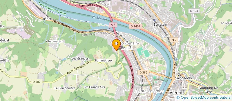 localisation de l'entreprise BTPACT  SAINT-ROMAIN-EN-GAL