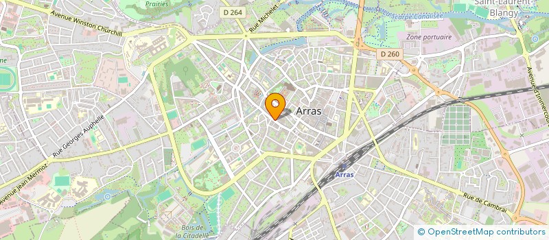 localisation de l'entreprise BTPB à ARRAS