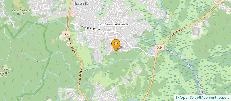 localisation de l'entreprise BTPCOLOR à MATOURY