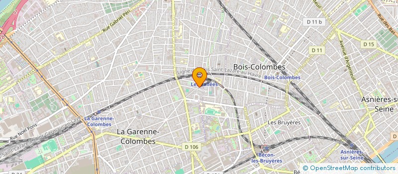 localisation de l'entreprise BTPE à LA GARENNE-COLOMBES