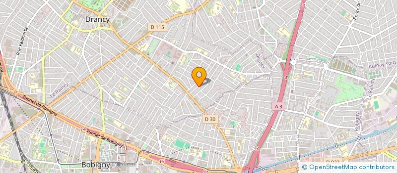 localisation de l'entreprise BTPF à DRANCY