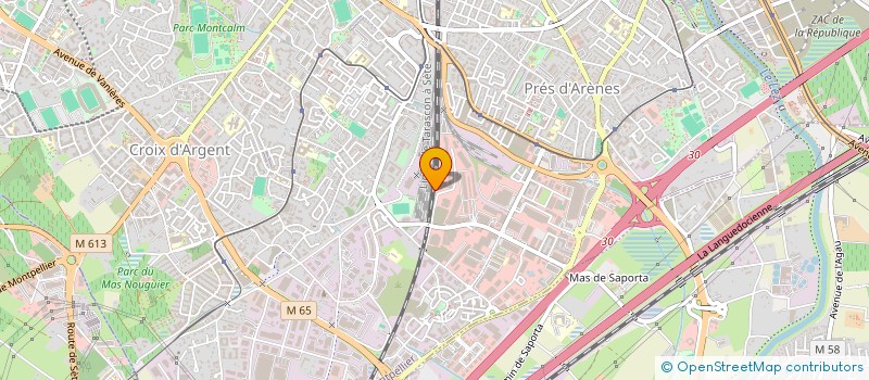 localisation de l'entreprise BTPL à MONTPELLIER