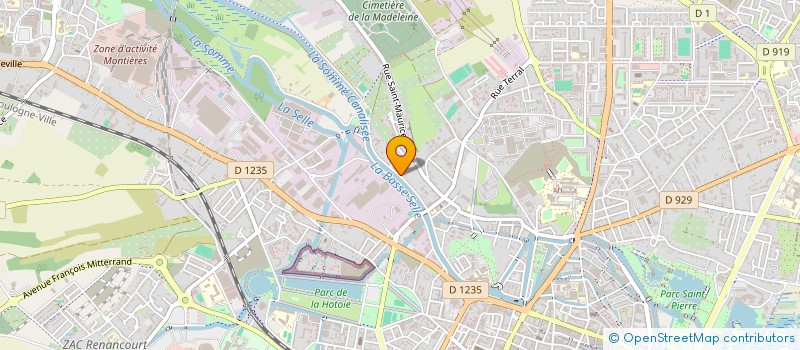 localisation de l'entreprise BTPM ENVIRONNEMENT à AMIENS