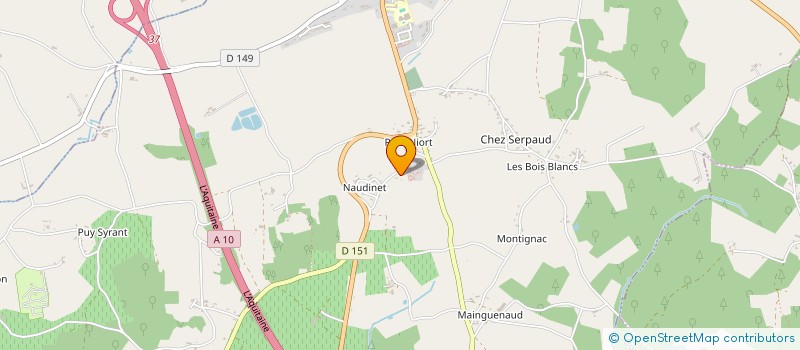 localisation de l'entreprise BTPNC  MIRAMBEAU