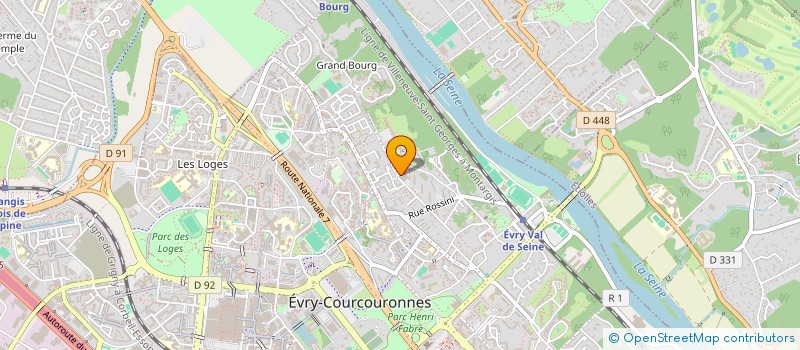 localisation de l'entreprise BTPZEN à EVRY-COURCOURONNES
