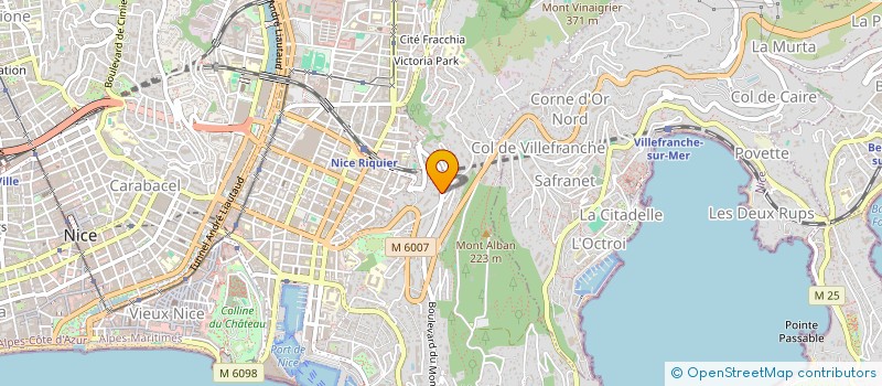 localisation de l'entreprise BTR à NICE