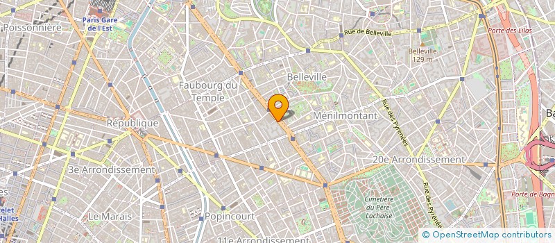 localisation de l'entreprise BTR  PARIS