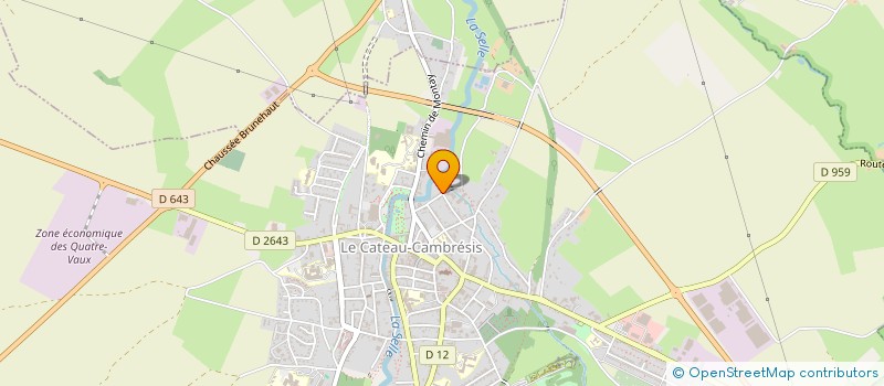 localisation de l'entreprise BTR  LE CATEAU-CAMBRESIS