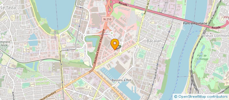 localisation de l'entreprise BTR (BATIMENT TRAVAUX ET RENOVATION) à BORDEAUX