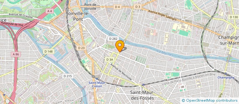 localisation de l'entreprise BTR BRICOTRAVORENO à SAINT-MAUR-DES-FOSSES