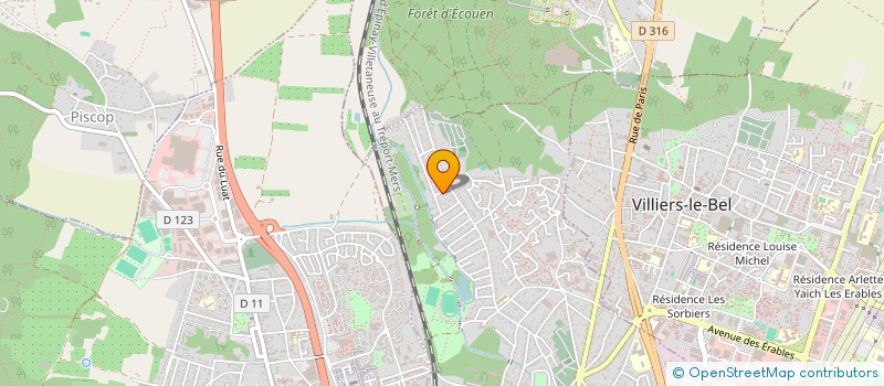 localisation de l'entreprise BTR COUVERTURE  SARCELLES