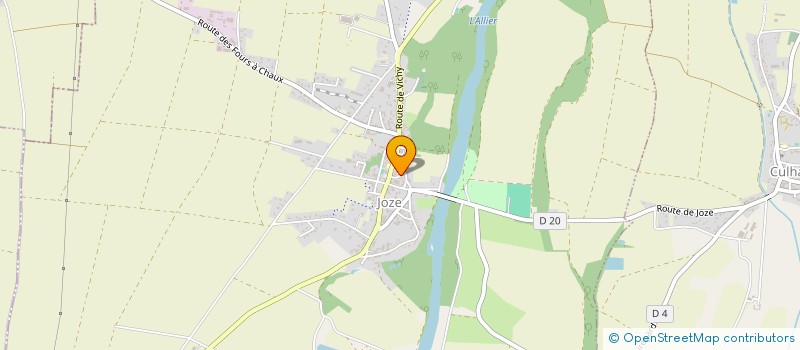 localisation de l'entreprise BTR COUVERTURE  CULHAT