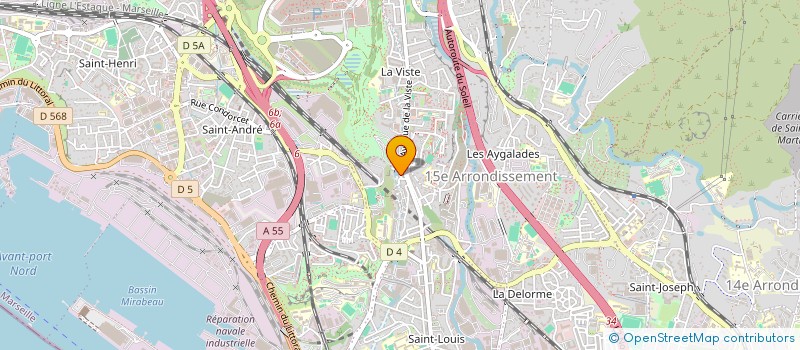 localisation de l'entreprise BTR RENOVATION à MARSEILLE