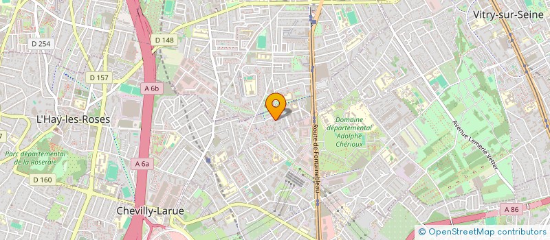 localisation de l'entreprise BTRADE  L'HAY-LES-ROSES