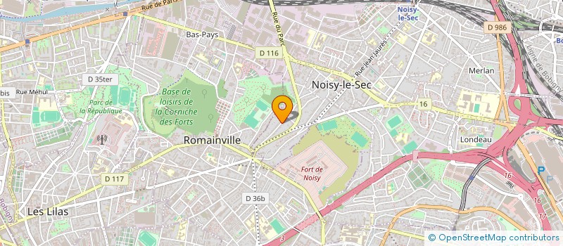 localisation de l'entreprise BTRC BATIMENT à NOISY-LE-SEC