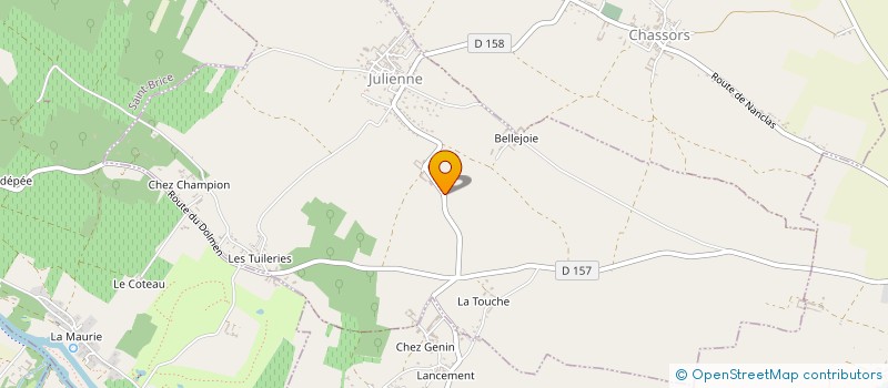 localisation de l'entreprise BTRENOV à JULIENNE