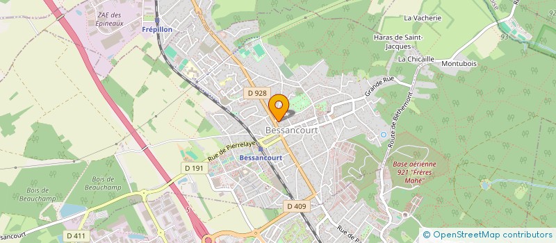 localisation de l'entreprise BTRP  BESSANCOURT