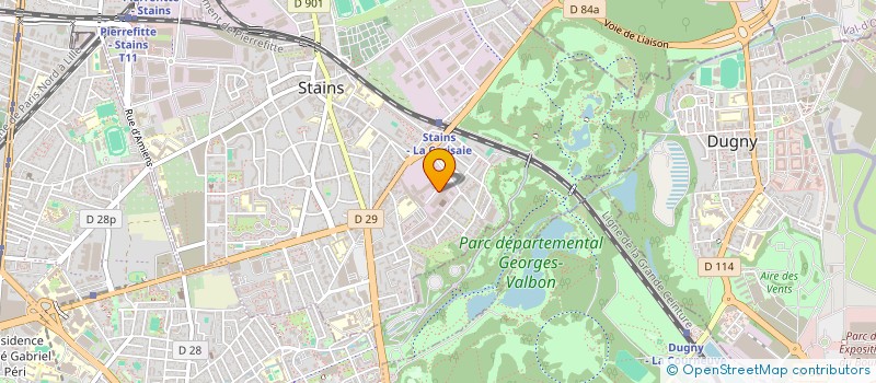 localisation de l'entreprise BTS à STAINS