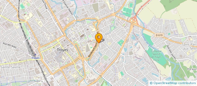 localisation de l'entreprise BTS à TROYES