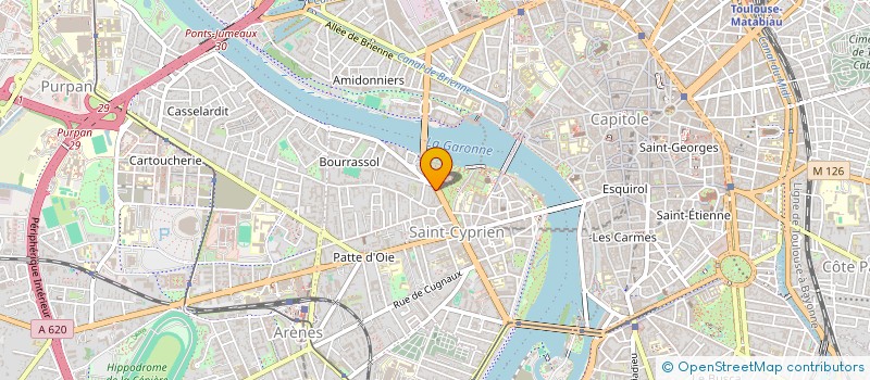 localisation de l'entreprise BTS  TOULOUSE