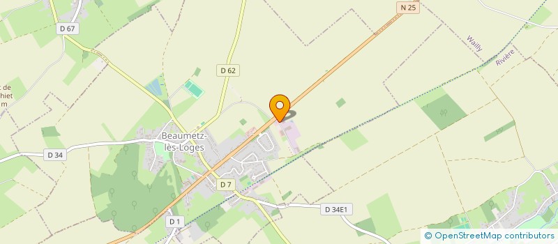 localisation de l'entreprise BTS - BAPAUME TRUCK STOP  BEAUMETZ-LES-LOGES