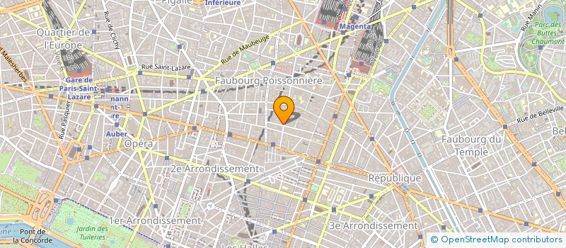 localisation de l'entreprise BTS CREATION à PARIS