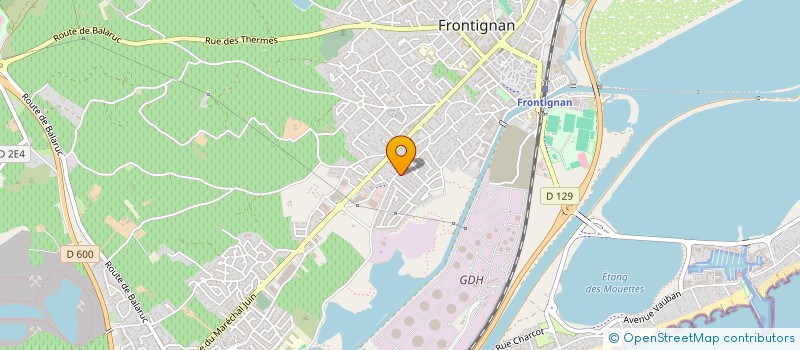 localisation de l'entreprise BTS GROUPE  FRONTIGNAN