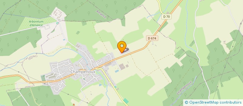 localisation de l'entreprise BTS HOLDING  CHAMPENOUX