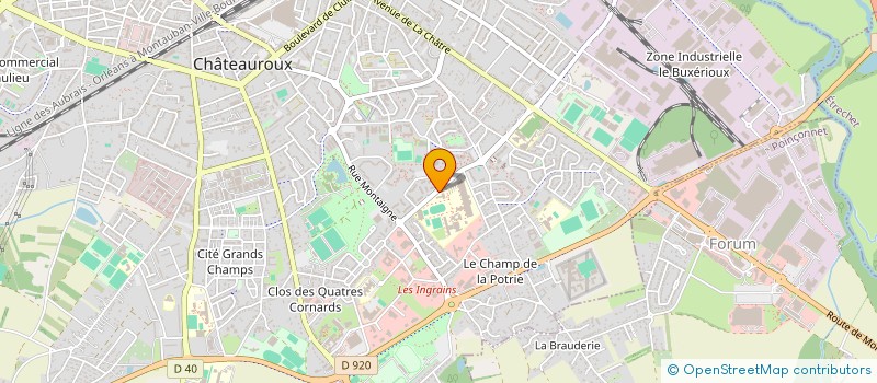 localisation de l'entreprise BTS PROJECT (BLAISE TRAVELING STUDENTS PROJECT) à CHATEAUROUX