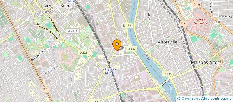 localisation de l'entreprise BTS TRANS à VITRY-SUR-SEINE