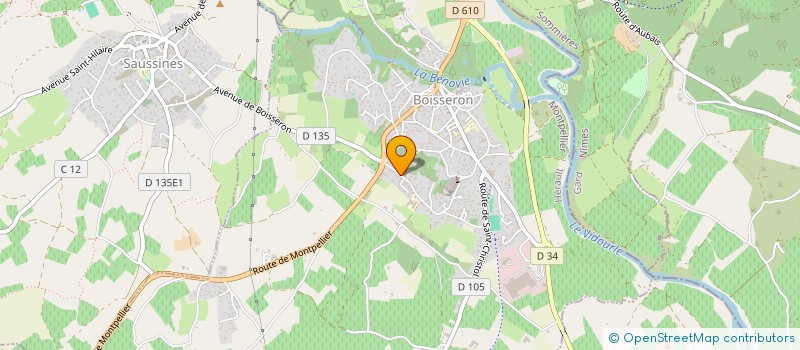 localisation de l'entreprise BTSANTE  BOISSERON