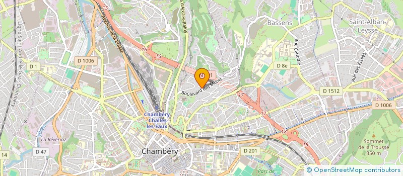 localisation de l'entreprise BTSF  CHAMBERY